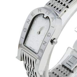 Pre Owned Aigner White Stainless Steel Olbia A29211 Women's Wristwatch 20 mm