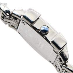 Pre Owned Aigner Silver Stainless Steel Genua Due A31600 Women's Wristwatch 31 mm