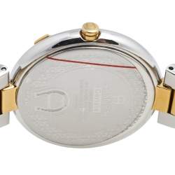 Pre Owned Aigner Mother of Pearl Two-Tone Stainless Steel Gorizia A106200 Women's Wristwatch 33 mm