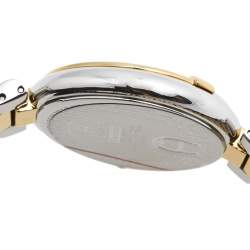 Pre Owned Aigner Mother of Pearl Two-Tone Stainless Steel Gorizia A106200 Women's Wristwatch 33 mm