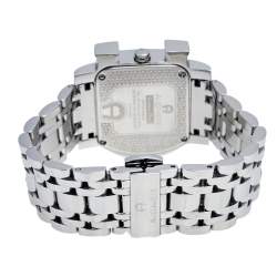 Aigner Purple Mother of Pearl Moon and Star Stainless Steel Genua Due A31600 Women's Wristwatch 31 mm