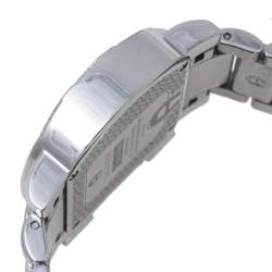 Pre Owned Aigner Mother of Pearl Stainless Steel Genua Due A31600 Women's Wristwatch 31 mm