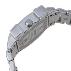 Pre Owned Aigner Mother of Pearl Stainless Steel Genua Due A31600 Women's Wristwatch 31 mm