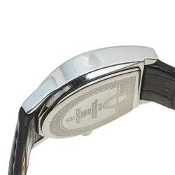 Pre Owned Aigner Mother of Pearl Stainless Steel Leather Asti A32200 Women's Wristwatch 26 mm
