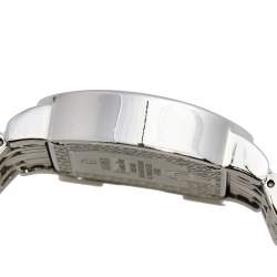 Pre Owned Aigner Mother Of Pearl Stainless Steel Genua Due A31600 Women's Wristwatch 31 mm