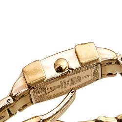 Pre Owned Aigner Mother of Pearl Rose Gold Plated Stainless Steel Genua Due A31600 Women's Wristwatch 31 mm