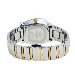Pre Owned Aigner Mother of Pearl Two Tone Stainless Steel Messina A40200 Women's Wristwatch 29 mm
