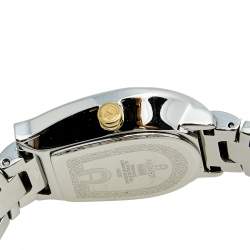 Pre Owned Aigner Mother of Pearl Two Tone Stainless Steel Messina A40200 Women's Wristwatch 29 mm