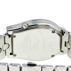 Pre Owned Aigner White Stainless Steel Ravenna A02106 Women's Wristwatch 33 mm