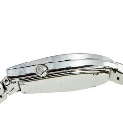 Pre Owned Aigner White Stainless Steel Ravenna A02106 Women's Wristwatch 33 mm