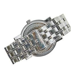Pre Owned Aigner Silver Stainless Steel Cortina A26300 Women's Wristwatch 35 mm