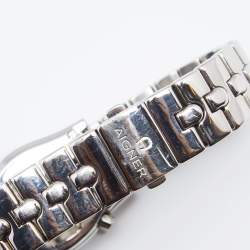 Pre Owned Aigner Mother of Pearl Stainless Steel Ravenna A01200 Women's Wristwatch 24 mm