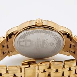 Pre Owned Aigner Silver Gold Plated Stainless Steel Cortina A26300 Women's Wristwatch 36 mm