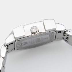 Pre Owned Aigner Silver Stainless Steel Genua Due A31600 Women's Wristwatch 31 mm