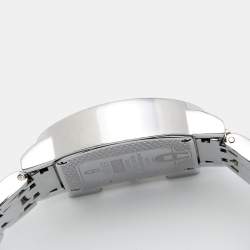 Pre Owned Aigner Silver Stainless Steel Genua Due A31600 Women's Wristwatch 31 mm