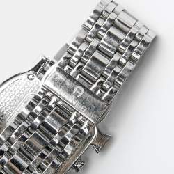 Pre Owned Aigner Silver Stainless Steel Genua Due A31600 Women's Wristwatch 31 mm