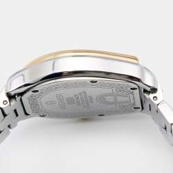 Pre Owned Aigner Mother of Pearl Two Tone Stainless Steel Signa 105200 Women's Wristwatch 33 mm .
