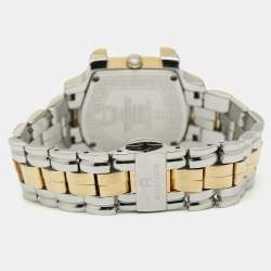 Pre Owned Aigner Mother of Pearl Two Tone Stainless Steel Cesena A132200 Women's 32 mm