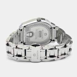 Pre Owned Aigner Mother of Pearl Stainless Steel Verona A48100 Women's Wristwatch 33 mm