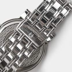 Pre Owned Aigner Mother of Pearl Stainless Steel Cortina A26300 Women's Wristwatch 36 mm