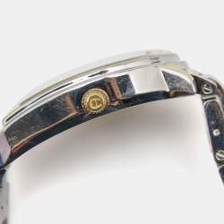 Pre Owned Aigner Mother of Pearl Two Tone Stainless Steel Verona A48100 Women's Wristwatch 33 mm