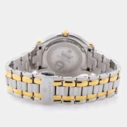 Pre Owned Aigner Silver Two Tone Stainless Steel Bologna A55200 Women's Wristwatch 36 mm