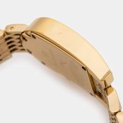 Aigner Mother of Pearl Gold Plated Stainless Steel Diamond Olbia A29000 Women's Wristwatch 21 mm