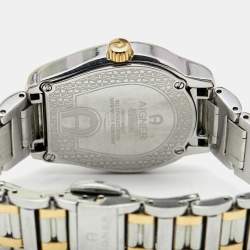 مملوكة مسبقًا Aigner Mother of Pearl Two Tone Stainless Steel Vicenza A111200 Women's Wristwatch 30 mm