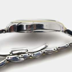 مملوكة مسبقًا Aigner Mother of Pearl Two Tone Stainless Steel Vicenza A111200 Women's Wristwatch 30 mm