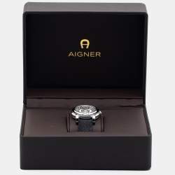 Pre Owned Aigner Mother of Pearl Stainless Steel Stingray Bari Donna A37200 Women's Wristwatch 42 mm