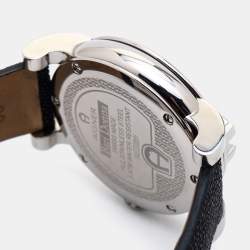 Pre Owned Aigner Mother of Pearl Stainless Steel Stingray Bari Donna A37200 Women's Wristwatch 42 mm