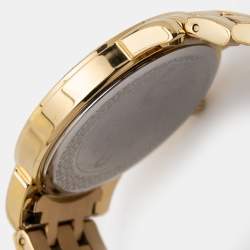 Aigner Mother of Pearl Gold Plated Stainless Steel Cortina A23600 Women's Wristwatch 36 mm