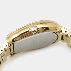 Pre Owned Aigner Mother of Pearl Gold Plated Stainless Steel Altamura A56000 Women's Wristwatch 34 mm