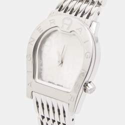 Pre Owned Aigner Silver Stainless Steel Ravenna Nuovo A25200 Women's Wristwatch 24 mm 