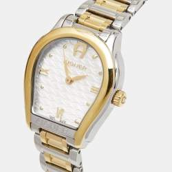 Aigner Silver Two Tone Stainless Steel Vicenza A111200 Women's Wristwatch 30 mm