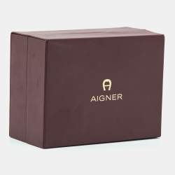 Pre Owned Aigner Mother of Pearl Stainless Steel Muggia A119200 Women's Wristwatch 19 mm 