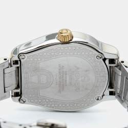 Pre Owned Aigner Mother Of Pearl Two-Tone Stainless Steel Vicenza A111200 Women's Wristwatch 30 mm