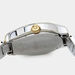 Pre Owned Aigner Mother Of Pearl Two-Tone Stainless Steel Vicenza A111200 Women's Wristwatch 30 mm