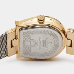 Aigner Pink Mother Of Pearl Two-Tone Stainless Steel Cremona A115257 Women's Wristwatch 28 mm