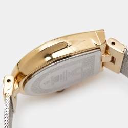Aigner Pink Mother Of Pearl Two-Tone Stainless Steel Cremona A115257 Women's Wristwatch 28 mm