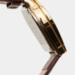 Pre Owned Aigner Champagne Gold Plated Stainless Steel Verona Nuovo A22200 Women's Wristwatch 24 mm