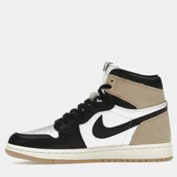 Air Jordan Black/Brown/White Jordan 1 Retro High OG Latte  Sneakerize EU 38