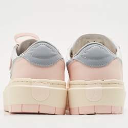 Pre Owned Air Jordans Multicolor Leather Jordan 1 Elevate Low Atmosphere Sneakers Size 44