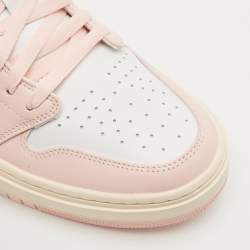 Pre Owned Air Jordans Multicolor Leather Jordan 1 Elevate Low Atmosphere Sneakers Size 44