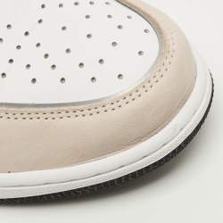 Pre Owned حذاء رياضي إير جوردان 1 متعدد الألوان جلد ونوبوك عالي المقاس 44.5