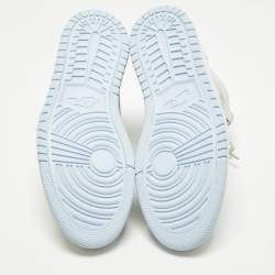 مملوكة مسبقًا حذاء رياضي آير جوردانز 1 هايتوب جلد أسود/أخضر داكن مقاس 42.5