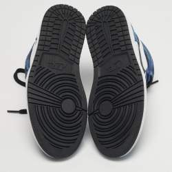 Pre Owned Air Jordans Jordan 1 Retro Tie Dye Size 37.5 Multicolor Leather and Suede High Top Sneakers