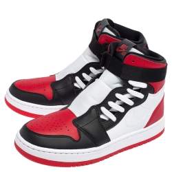 Pre Owned Air Jordan 1 Tricolor Leather Nova XX Sneakers Size 41