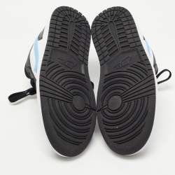 Pre Owned Nike Air Jordans Multicolor Leather Jordan 1 Low Top Sneakers Size 38.5