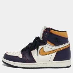 Jordan Multicolor Leather 1 Retro High Defiant SB  Sneakers Size 40.5 